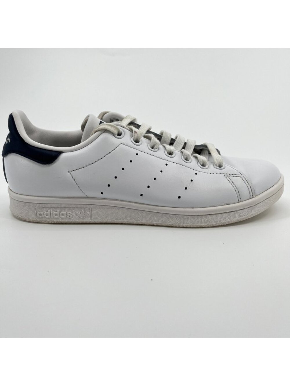 Adidas Stan Smith Womens Size 7.5 White Black Athletic Leather Shoes Sneakers